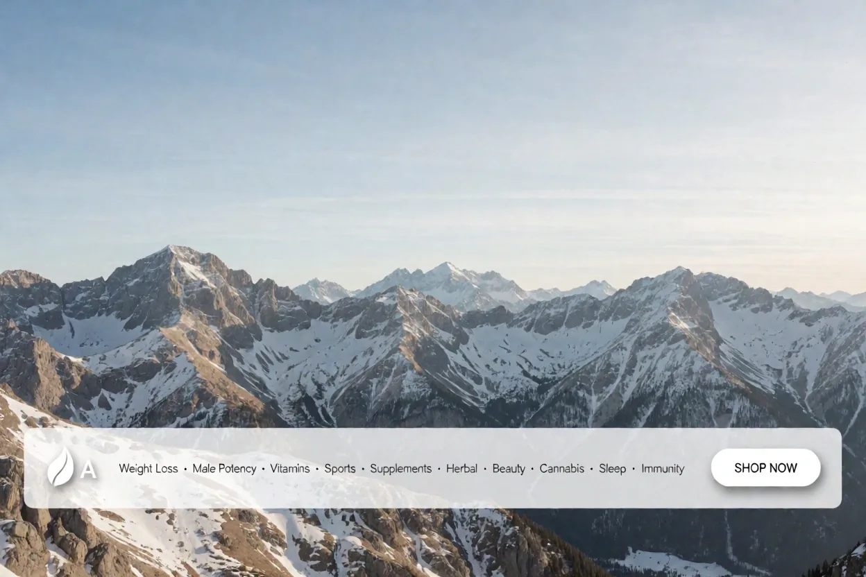 Alpine mountain purity